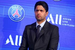 Le président du PSG, Nasser Al-Khelaïfi