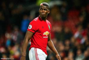 Paul Pogba avec Manchester United