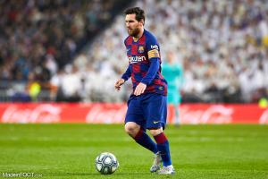 Lionel Messi sous le maillot du FC Barcelone