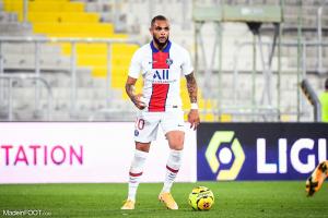 Layvin Kurzawa, le défenseur latéral gauche du Paris Saint-Germain.