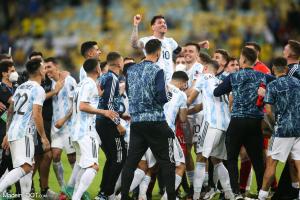 Lionel Messi lors de la victoire en Copa America