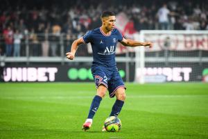 Achraf Hakimi avec le PSG.