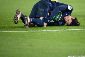 Edinson Cavani est sorti touché du match contre Bordeaux ce week-end.