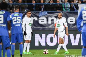 Hatem Ben Arfa (PSG), ici au côté de Lucas.