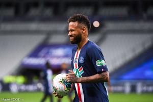 Neymar, l'attaquant du Paris Saint-Germain.