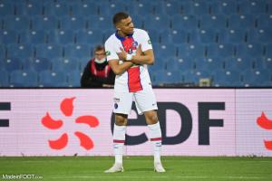 Kylian Mbappé sous les couleurs du PSG