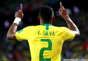 Thiago Silva, le défenseur central du Brésil et du PSG.