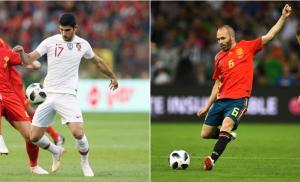 Les compos officielles du match entre le Portugal et l'Espagne.