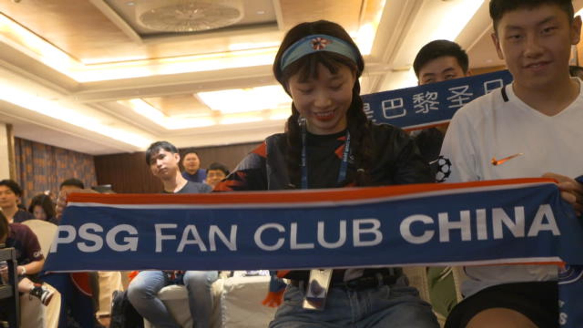 Amical  Le fan club chinois du PSG a vibré devant le match contre Sydney