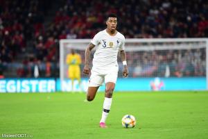 Presnel Kimpembe, le défenseur central du Paris Saint-Germain et de l'équipe de France.
