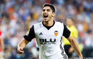 Guedes sous les couleurs du Fc Valence