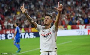 Lucas Ocampos sous les couleurs de Séville