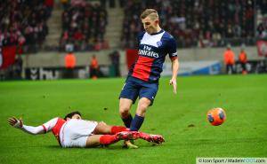 Lucas Digne, ici sous les couleurs du Paris Saint-Germain.