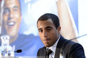 Lucas, lors de son arrivée au PSG début 2013.