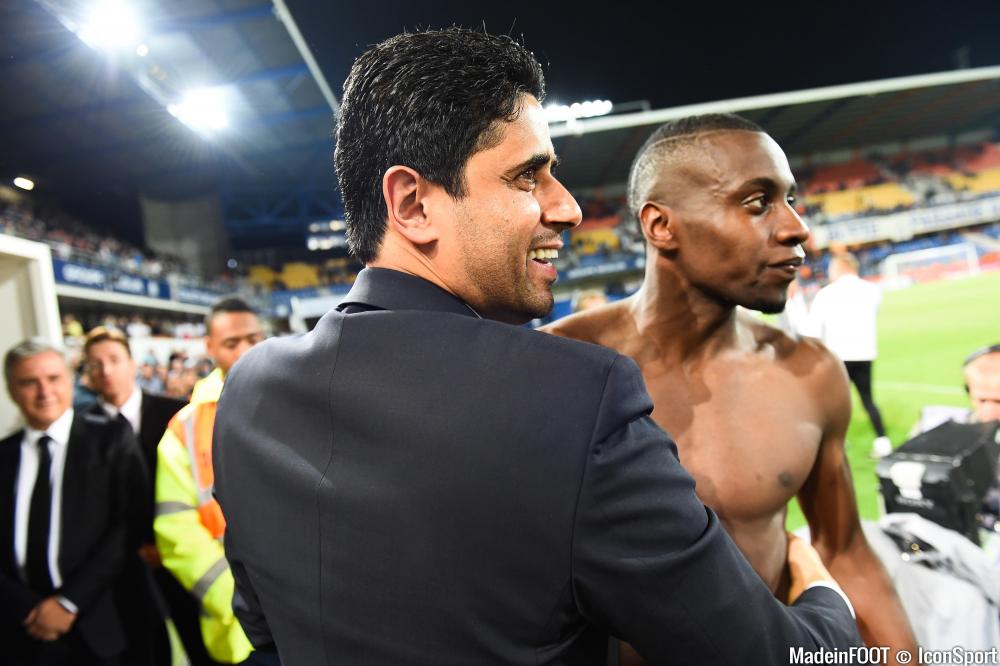 Nasser Al-Khelaïfi était satisfait après la victoire face à l'ASSE (1-3), hier soir.