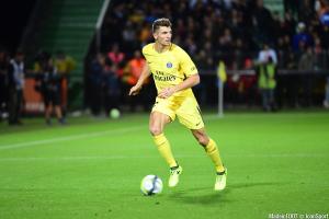 Thomas Meunier (PSG) a inscrit le 3ème de son équipe face à Bordeaux, hier après-midi.