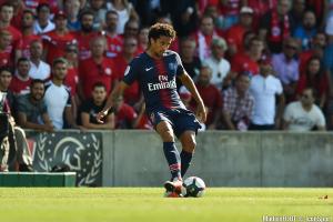 Le Brésilien évoluait dans l'entrejeu contre Nîmes