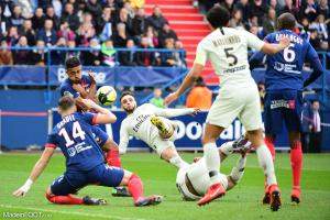 Layvin Kurzawa, le défenseur latéral gauche du Paris Saint-Germain.