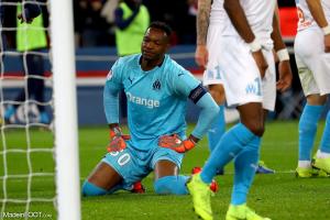 Steve Mandanda, le gardien de but de l'OM.