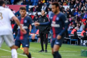 Le groupe du Paris Saint-Germain pour la réception du SCO Angers.