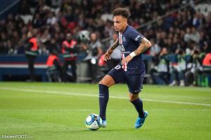 Layvin Kurzawa, le défenseur latéral gauche du Paris Saint-Germain.
