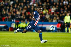 Idrissa Gueye, le milieu de terrain du Paris Saint-Germain.