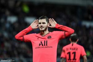 Mauro Icardi, l'attaquant du Paris Saint-Germain.