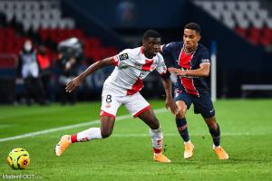 Colin Dagba, le défenseur latéral droit du Paris Saint-Germain.