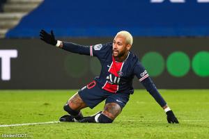 Neymar, l'attaquant du Paris Saint-Germain.