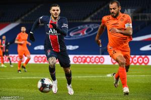 Mauro Icardi, l'attaquant du Paris Saint-Germain.