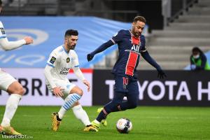 Neymar, l'attaquant du Paris Saint-Germain.