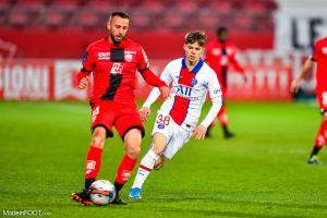 Edouard Michut, le jeune milieu de terrain du Paris Saint-Germain.