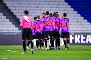 Joie des joueurs du PSG