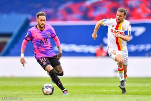 Neymar, l'attaquant du Paris Saint-Germain.