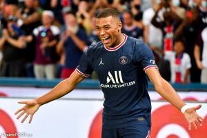 Mbappé avec le PSG