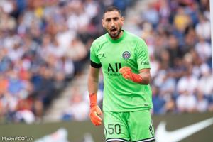 Gianluigi Donnarumma, le gardien de but du Paris Saint-Germain.