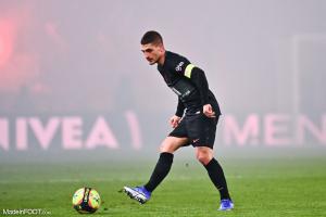 Marco Verratti avec le brassard de capitaine