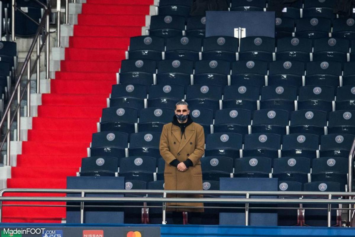 DJ Snake dans les tribunes du Parc des Princes