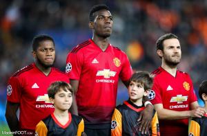 Mata avec le maillot de Manchester United