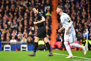 Sergio Ramos contre le PSG, en ligue des champions.