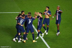 Angel Maria marque un 2ème but pour le PSG face à Leipzig.