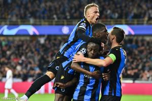 Joie des joueurs de Bruges