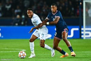 Presnel Kimpembe face à Manchester City.