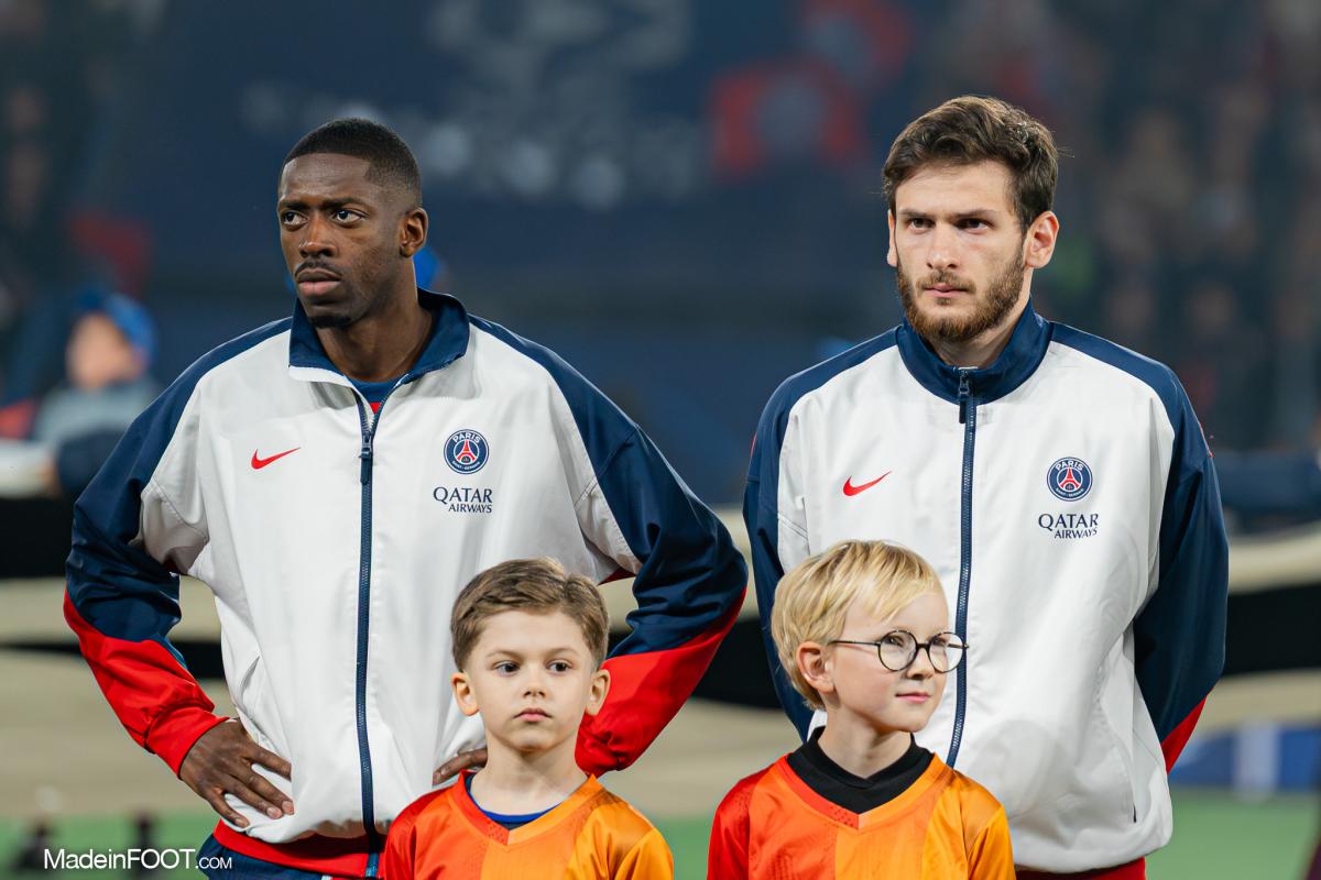 Không phải Dembele hay Kvaratskhelia: Luis Enrique ủng hộ 1 cầu thủ khác giành QBV 3 PSG - Khvicha Kvaratskhelia fait une déclaration d'amour à Ousmane Dembélé