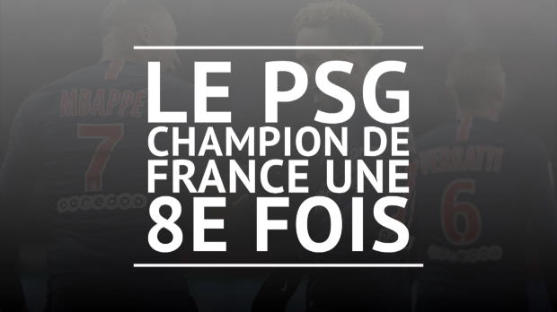 L1 - Le PSG champion de France pour la 8e fois