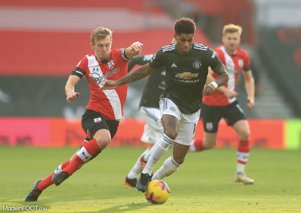 Manchester United s'est imposé face à Southampton (2-3), ce dimanche après-midi en Premier League.