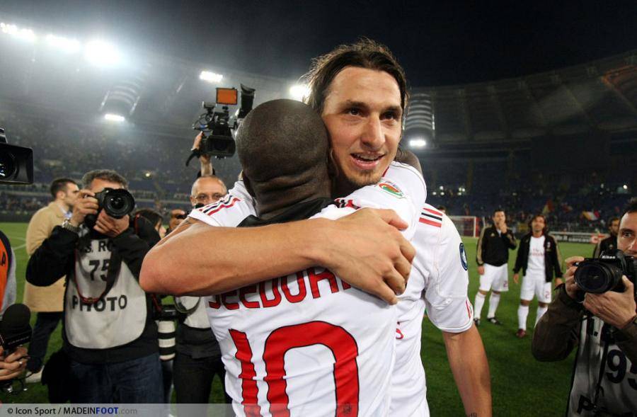 Ibrahimovic, alors sous les couleurs du Milan AC.