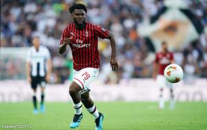 Franck Kessié sous le maillot de l'AC Milan