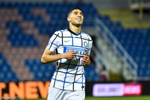 Achraf Hakimi, ici sous les couleurs de l'Inter Milan, va renforcer le Paris Saint-Germain.
